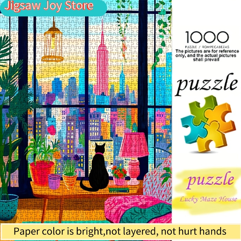 DIY Paper Puzzle, New York Cit – обзор и цена Plant Parent Free