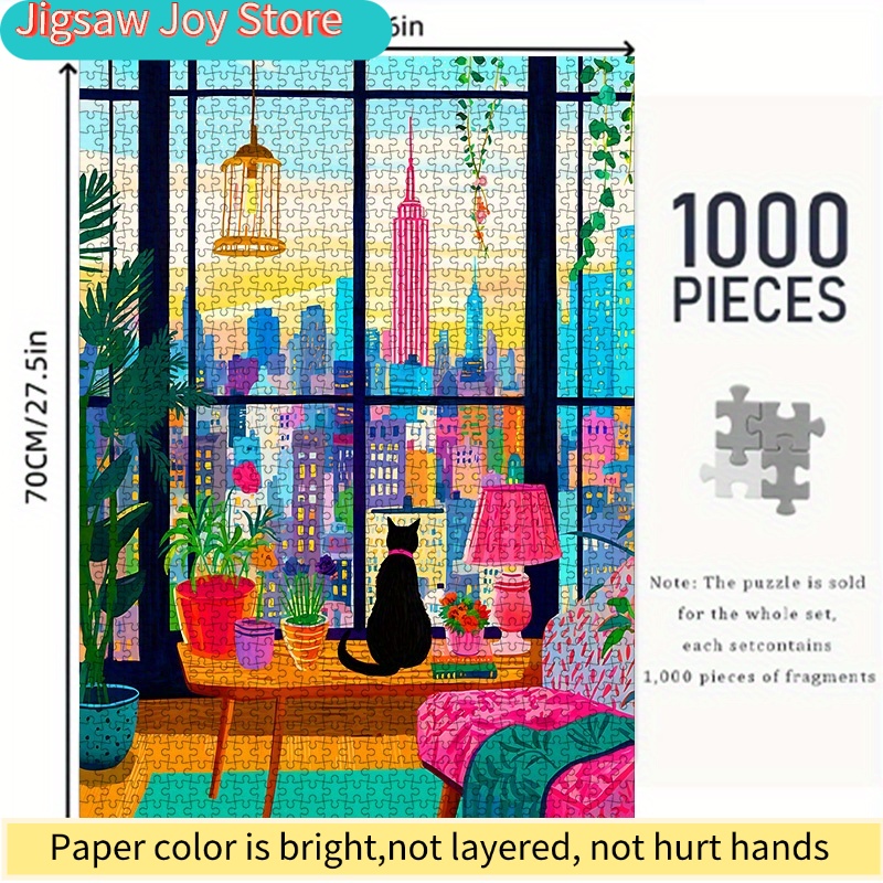 DIY Paper Puzzle, New York Cit – обзор и цена Plant Parent Free