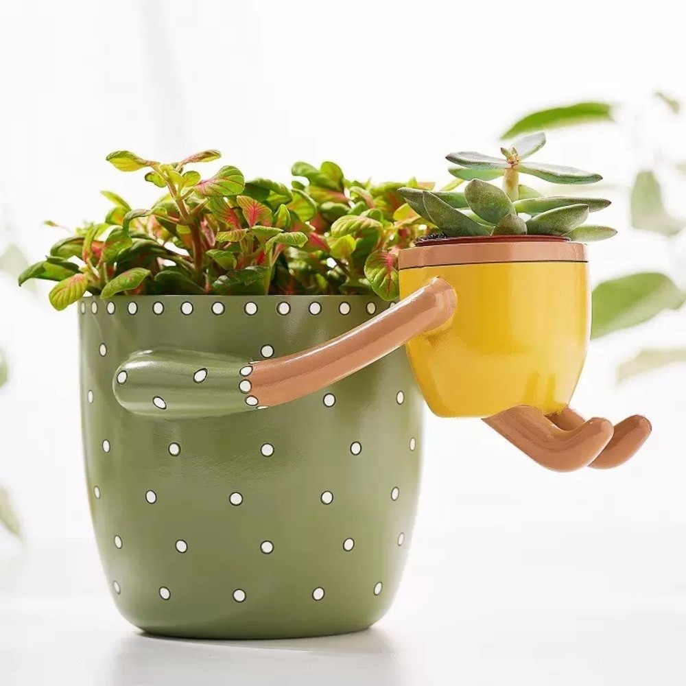 Resin Parent-child Flowerpot F – обзор и цена Plant Parent Free