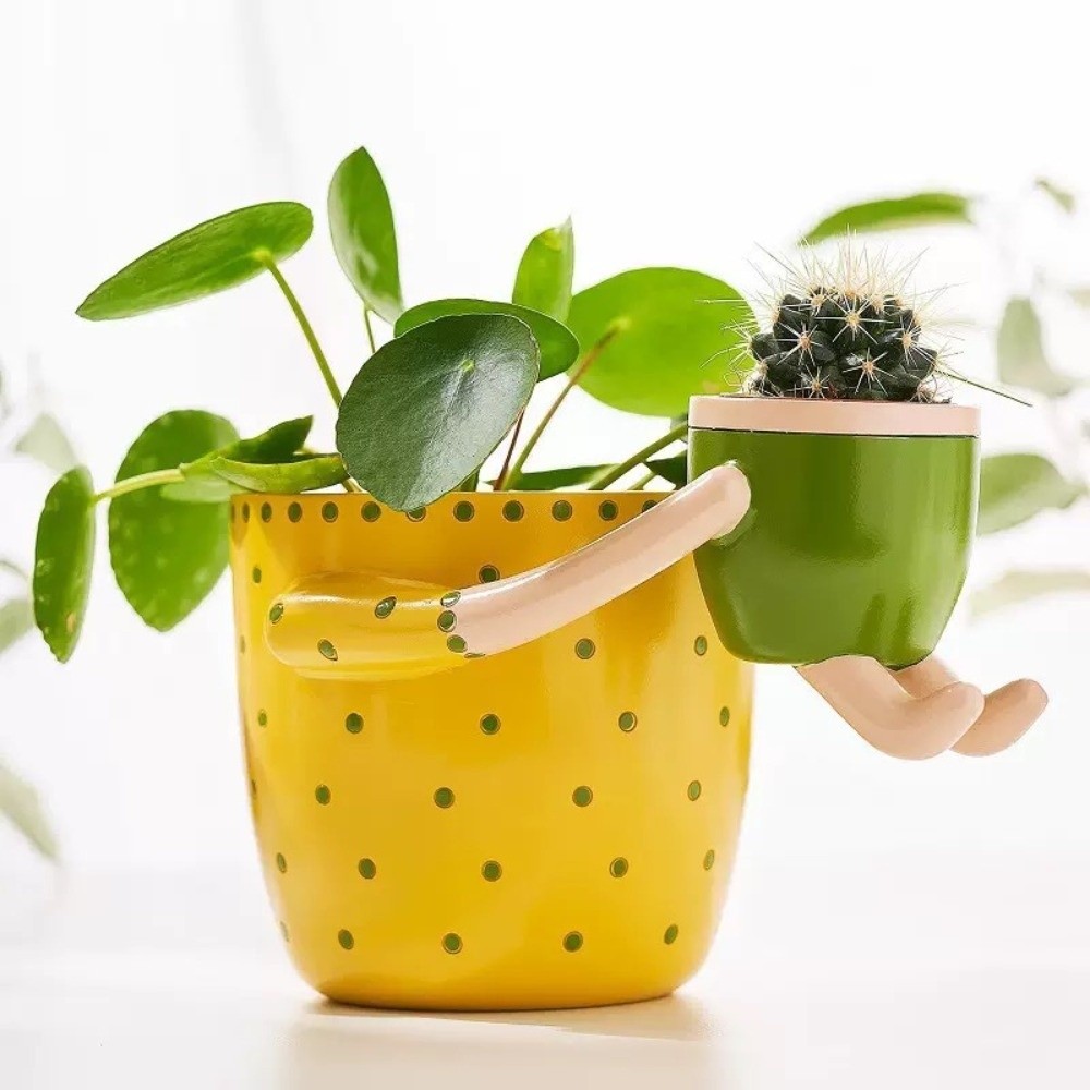 Resin Parent-child Flowerpot F – обзор и цена Plant Parent Free