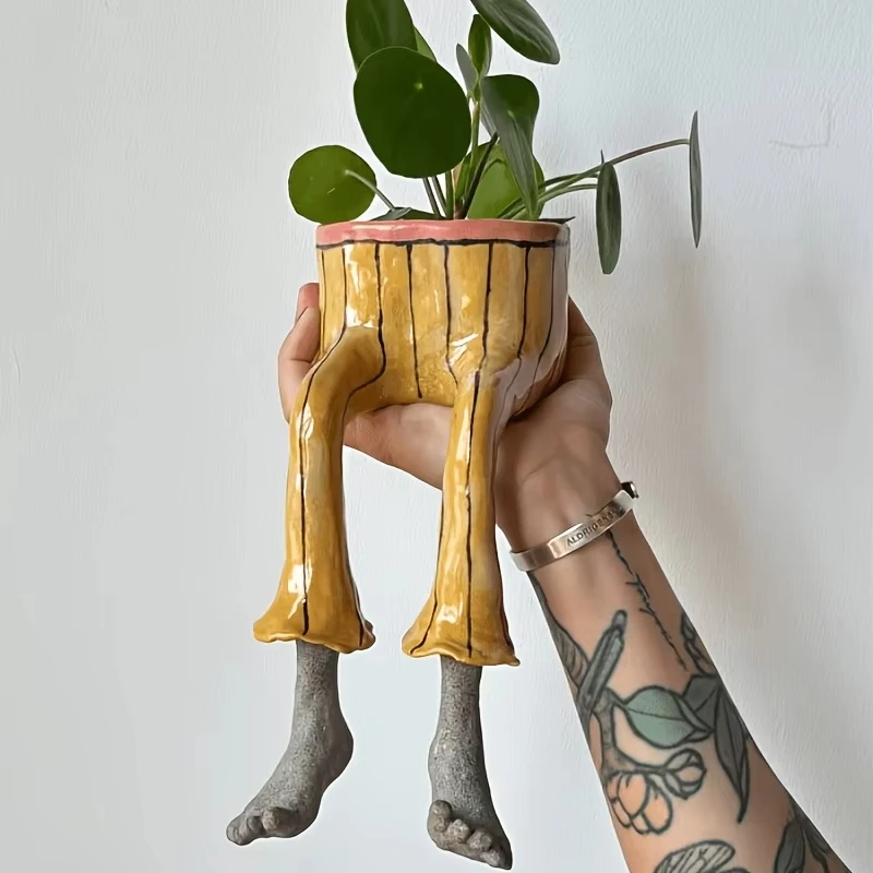 Whimsical Resin Leggy Planter  – обзор и цена Plant Parent Free