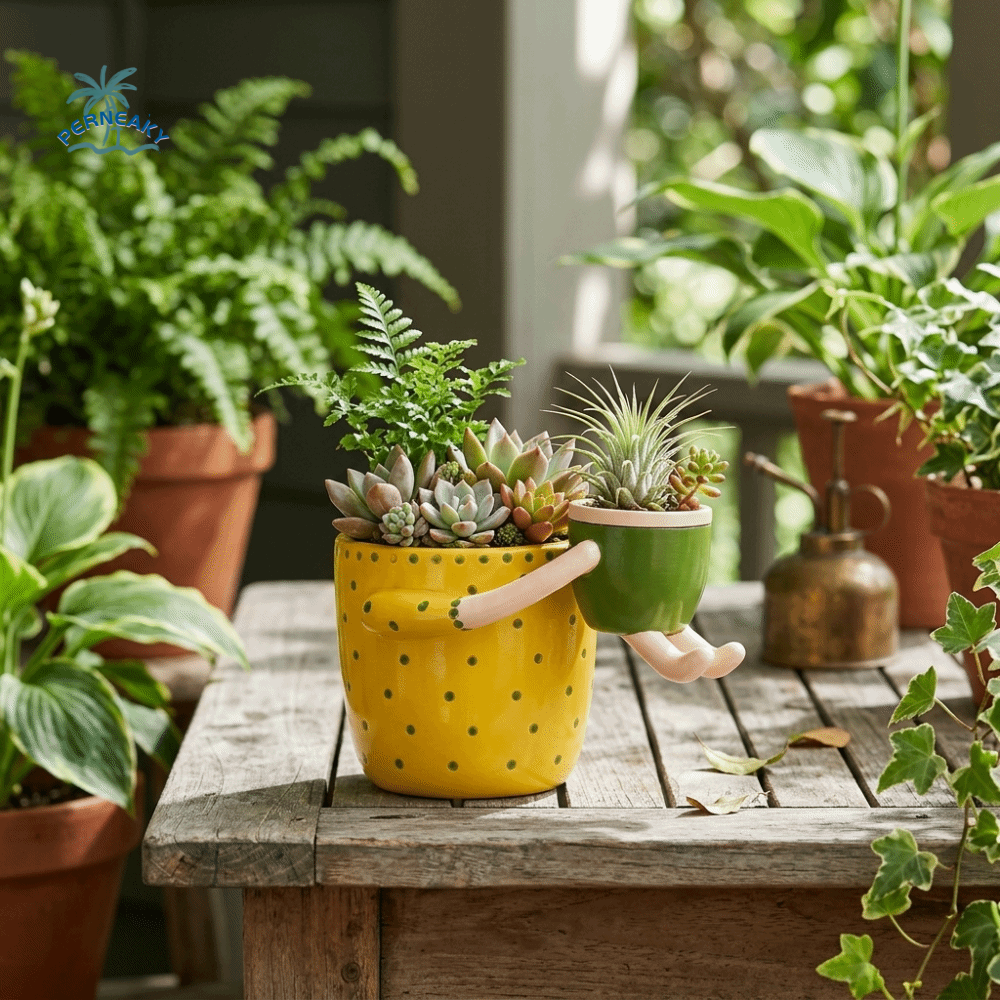 Resin Parent-child Flowerpot w – обзор и цена Plant Parent Free