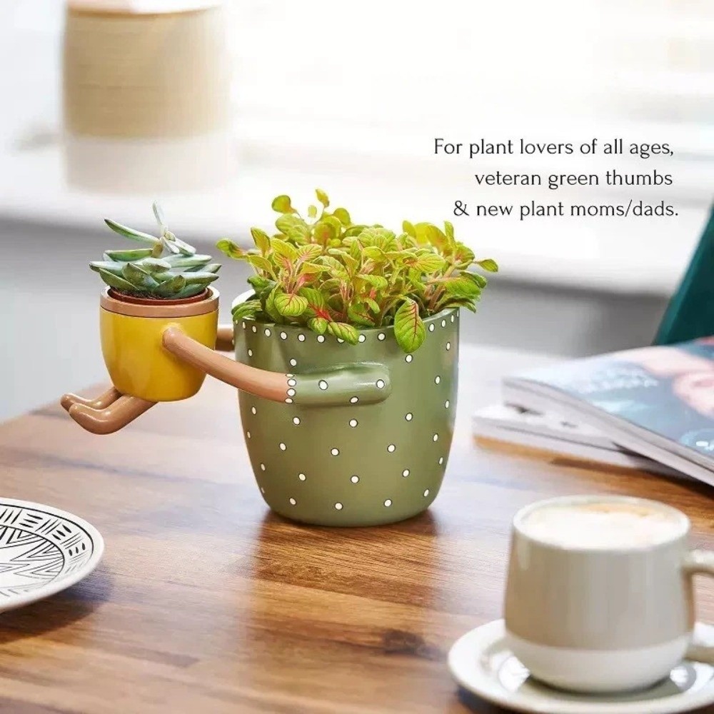 Resin Parent-child Flowerpot w – обзор и цена Plant Parent Free